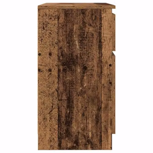 vidaXL Rustic Sideboard with Drawer in Old Wood Brown, W/D/H: 71 x 35 x 65 cm – 7