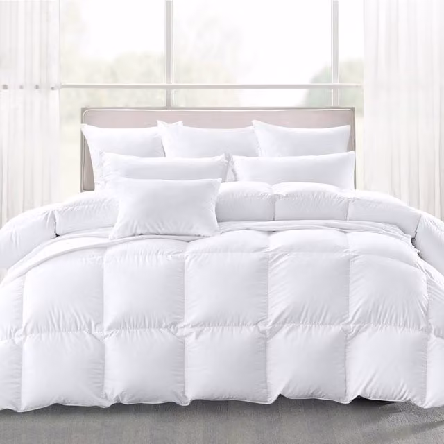 Velosso 13.5 Tog Soft as Down Microfibre Hollow Fibre Quilt Duvet in White, W x H: 140 x 200 cm