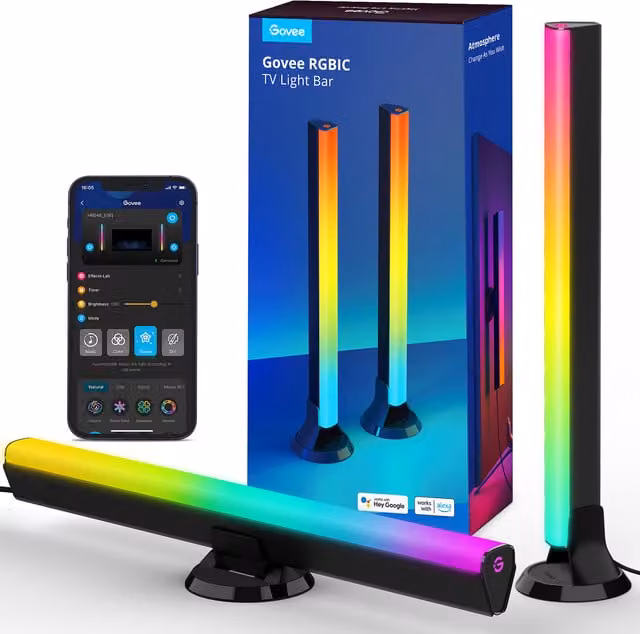 Govee RGBIC TV Light Bar in Black