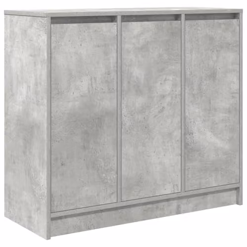 vidaXL Modern Sideboard in Concrete Grey, W/D/H: 85 x 34 x 76 cm – 1