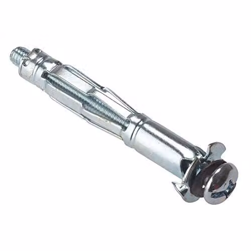 Forgefix Silver Steel Cavity Anchors for Plasterboard, M6 x 37mm, Pack of 10
