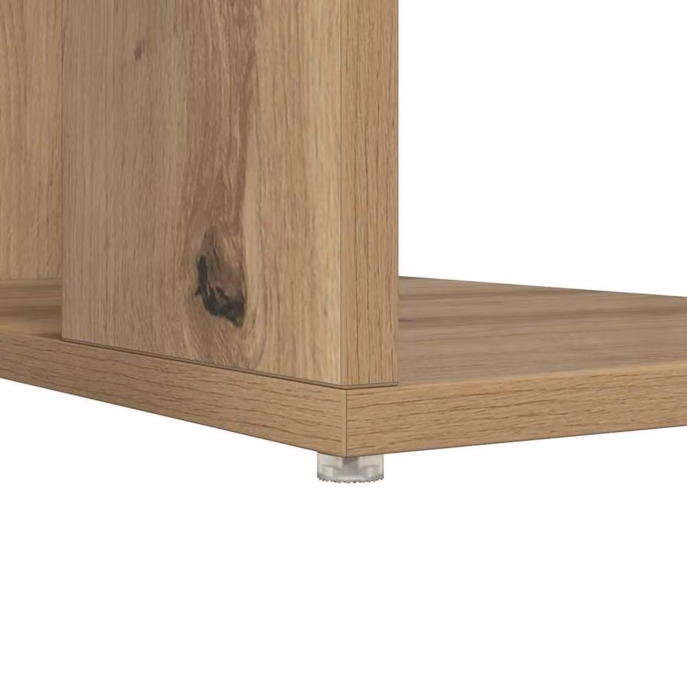 Berkfield Home Artisan Oak Writing Desk in Brown – 5
