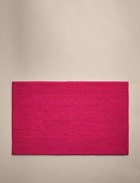 M&S Bobble Bath Mat in Pink