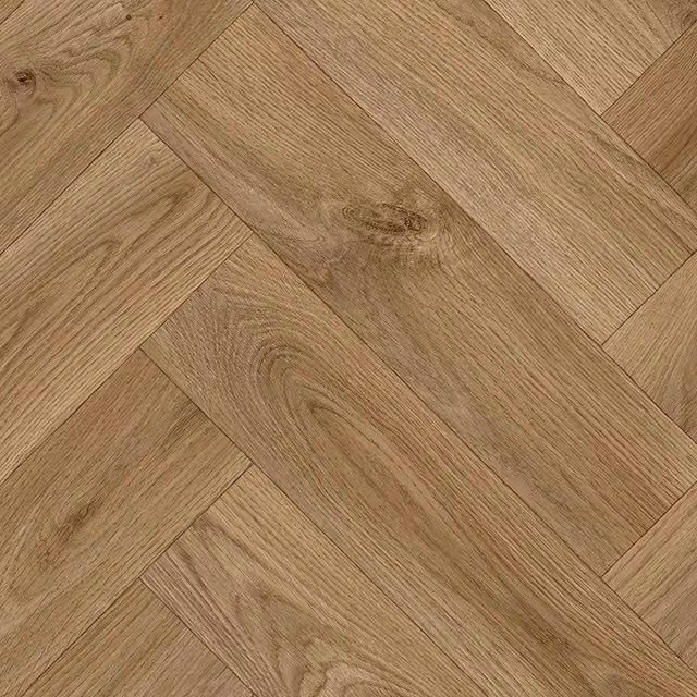 Giuliano Wood Look Vinyl Flooring Sheet, Brown, Thickness: 2.8 mm, W/D/H: 300 x 600 cm