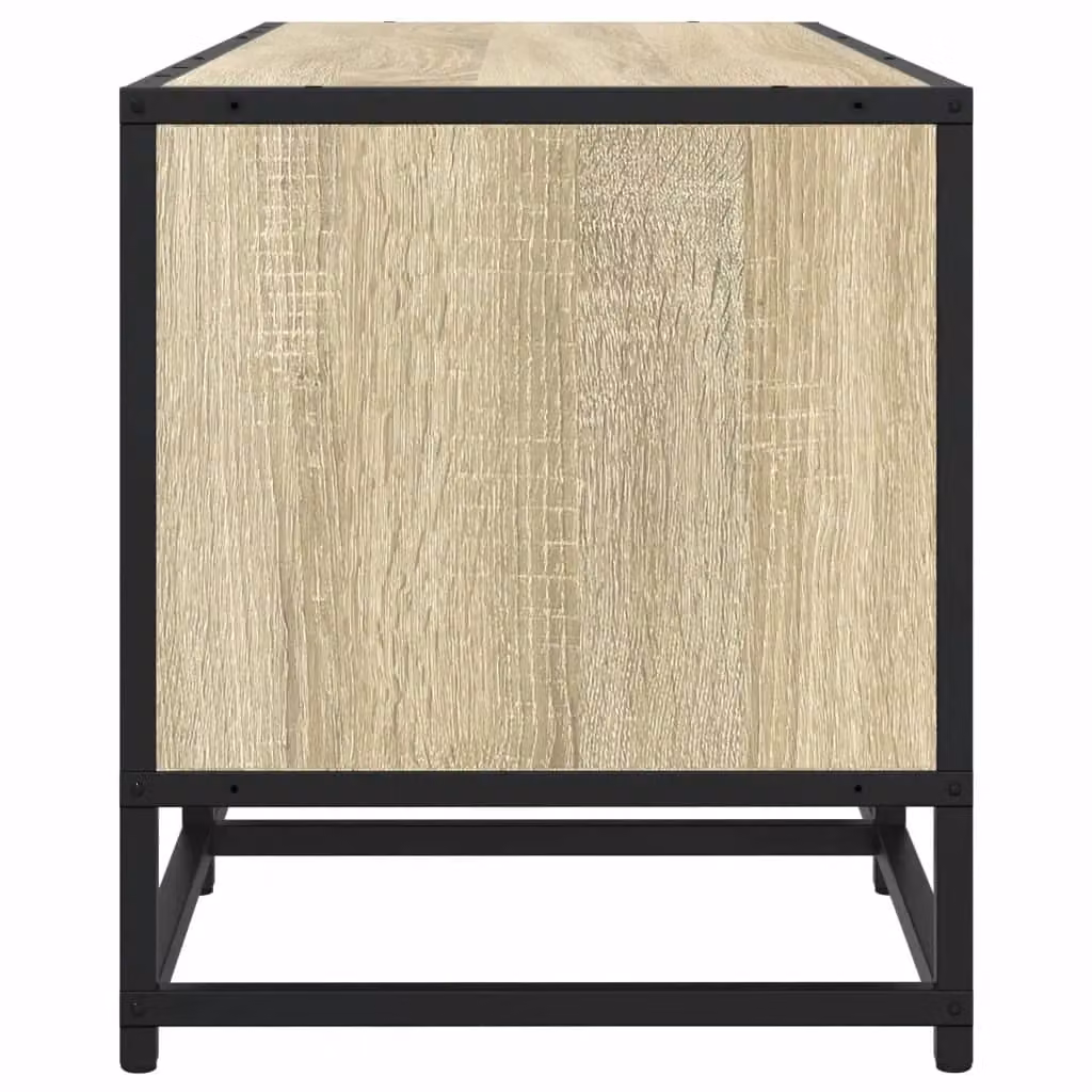 Berkfield Home Sonoma Oak TV Cabinet in Brown, W: 180 cm, D: 41 cm, H: 41 cm – 4