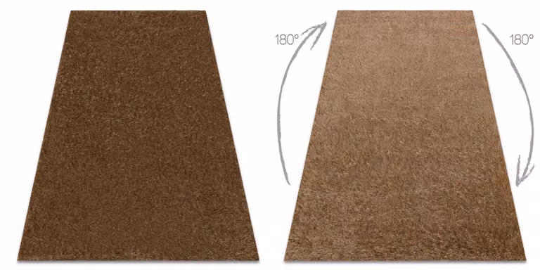 RugsX Buenos Rectangular Rug in Beige and Brown, W: 80 cm, L: 150 cm