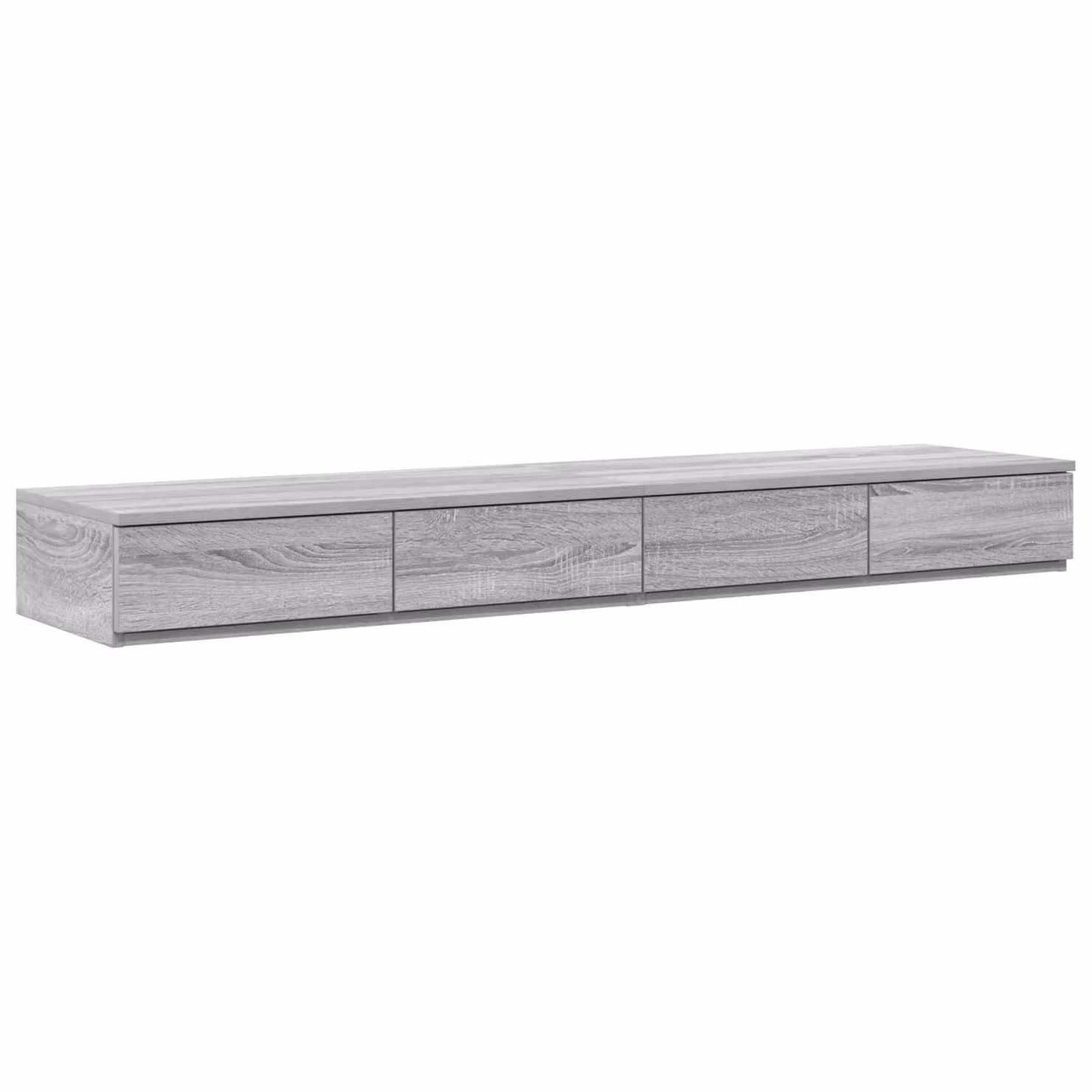Berkfield Home Bed Drawers in Grey Sonoma, W: 150 cm, D: 36.5 cm, H: 16.5 cm – 2