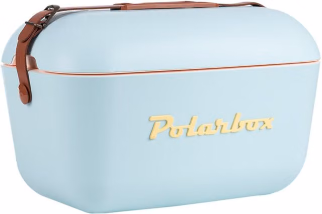 Polarbox Retro 20L Coolbox in Sky Blue Classic