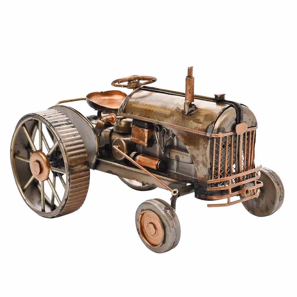 Harvey Makin Vintage Metal Tractor Ornament in Bronze – 2