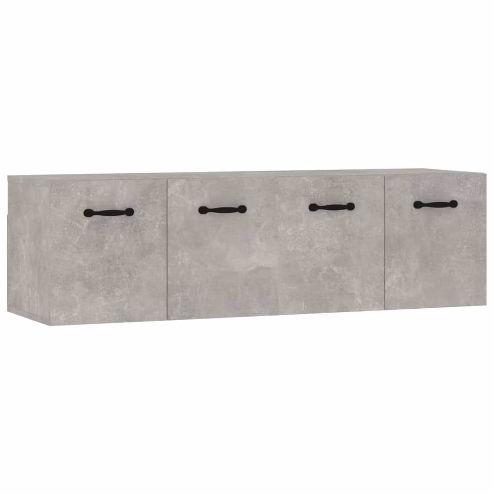 Berkfield Home Wall Mounted Cabinets, 2 Piece, Grey, W/D/H: 80 x 35 x 36.5 cm – 2