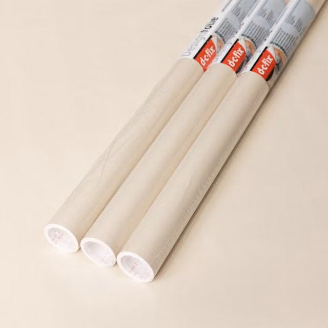 dc fix Matt Sand Self Adhesive Vinyl Wrap for Kitchen Doors and Furniture, Pack of 3, W: 67.5 cm x L: 2 m