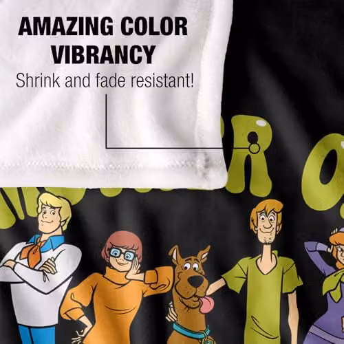 Warner Bros. Scooby Doo Meddling Kids Super Soft Silky Touch Fleece Throw Blanket, Multicolour, W: 91.44 cm, D: 147 cm – 3