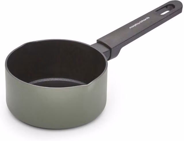 Morphy Richards Green Recycled Aluminium Milk Pan, 14 cm
