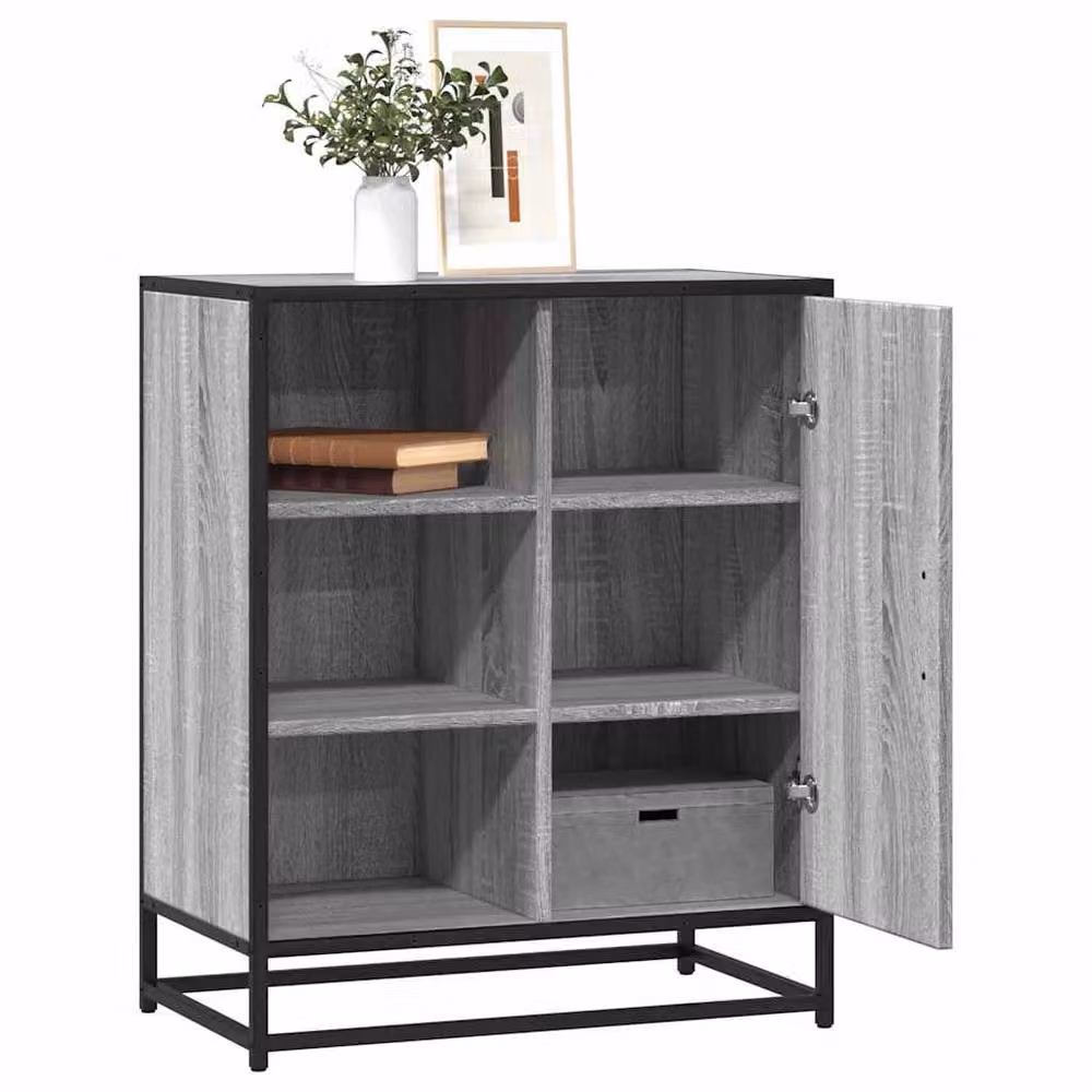Berkfield Home Grey Sonoma Industrial Sideboard, W/D/H: 62 x 35 x 76 cm – 2