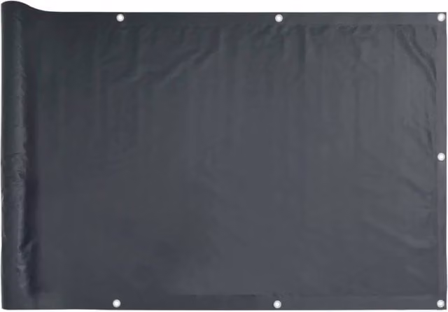 Berkfield Home Balcony Screen in Anthracite Grey, W: 90 cm, L: 500 cm