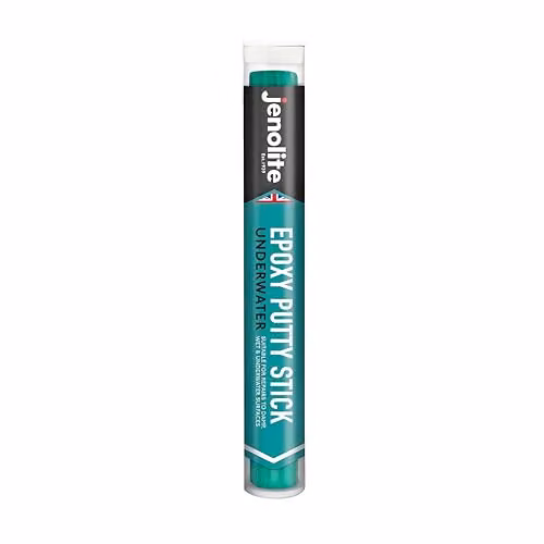 JENOLITE Waterproof Underwater Epoxy Putty Repair Stick, Transparent, 112g