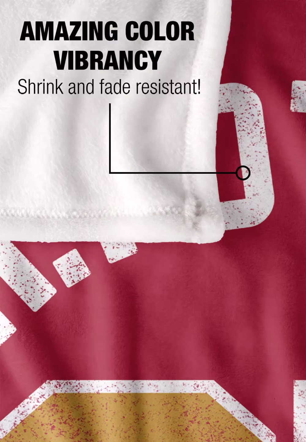 Harry Potter Silky Touch Super Soft Knitted Throw Blanket, White, W/D: 152 x 127 cm – 4