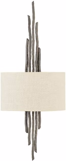 Netlighting Spyre 2 Light Indoor Wall Light in Bronze and Beige with E14 Socket