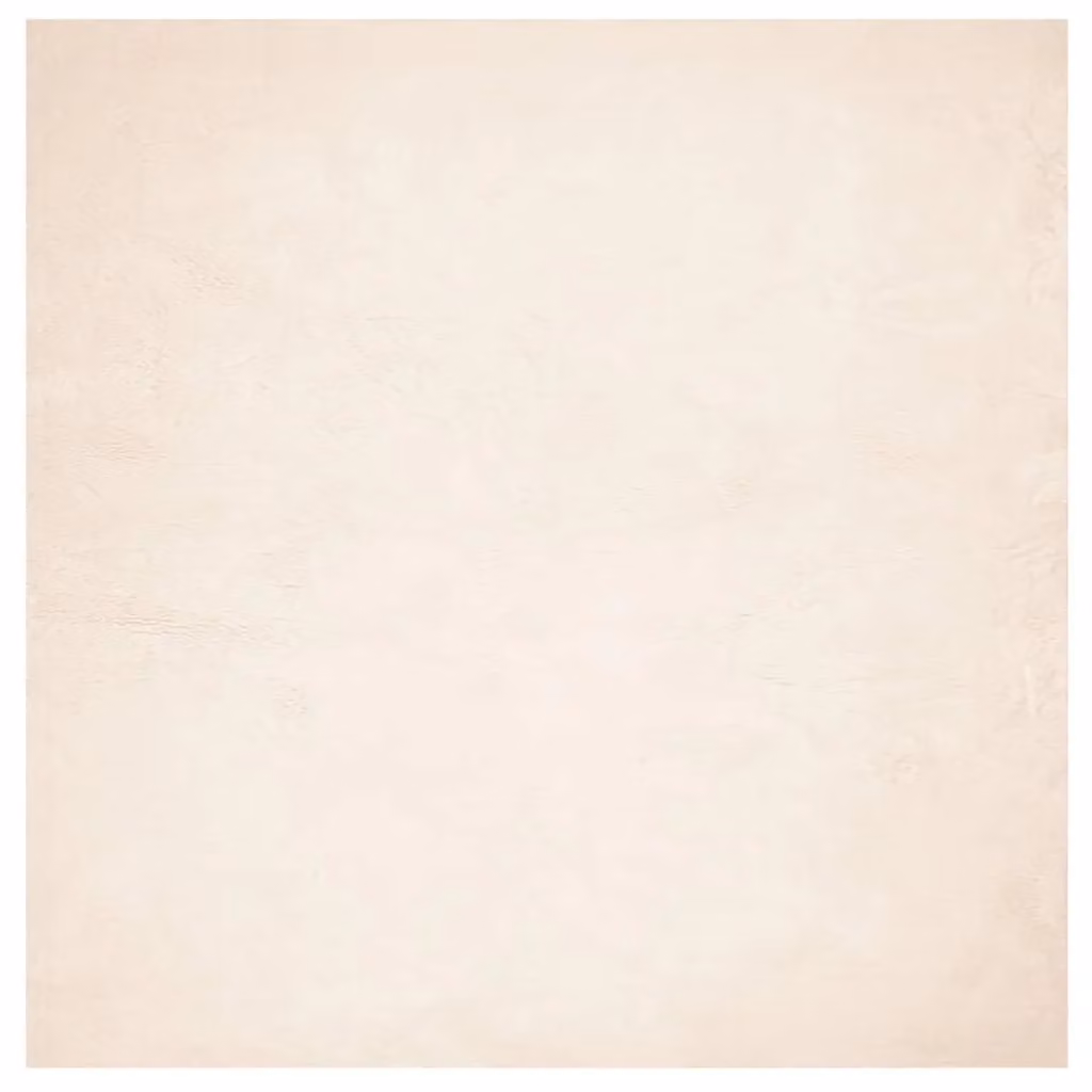 Berkfield Home HUARTE Square Short Pile Washable Rug, Beige, W/D/H: 120 x 120 x 1 cm – 1