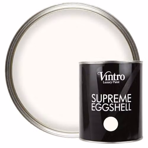 Vintro Satin Furniture Paint in Off-White, 1 Litre
