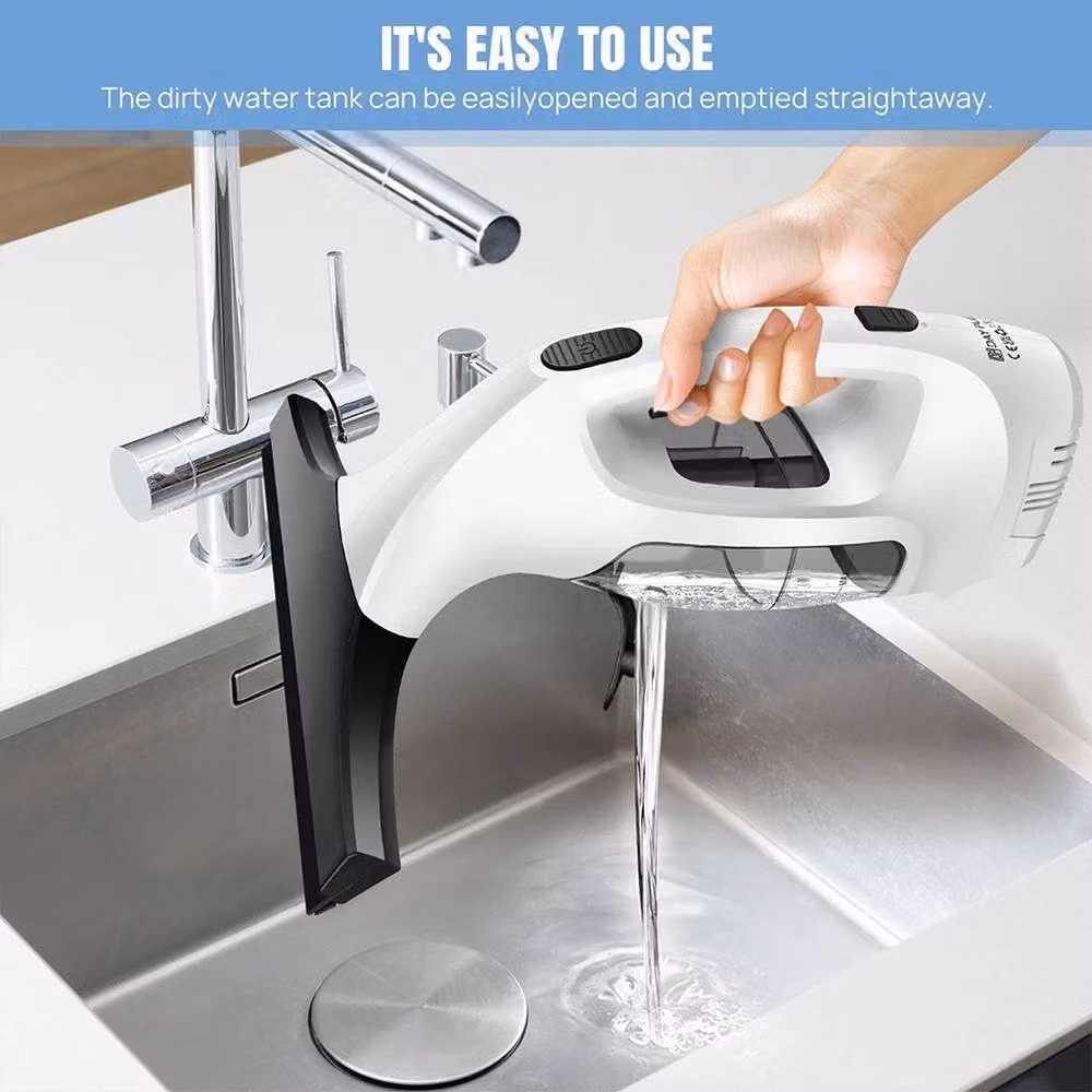 VOGREX Rechargeable Cordless Window and Mirror Cleaner in White – 2