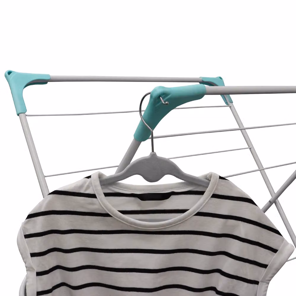 JVL 3 Tier Airer with Oval Sock Dryer in White – 2