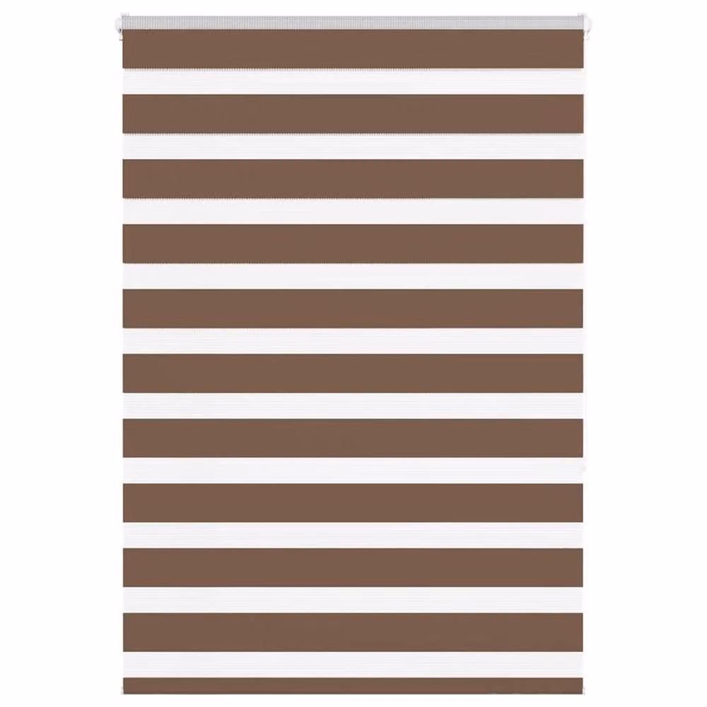 Berkfield Home Brown Zebra Blind with Animal Pattern, W: 95 cm, H: 150 cm – 2