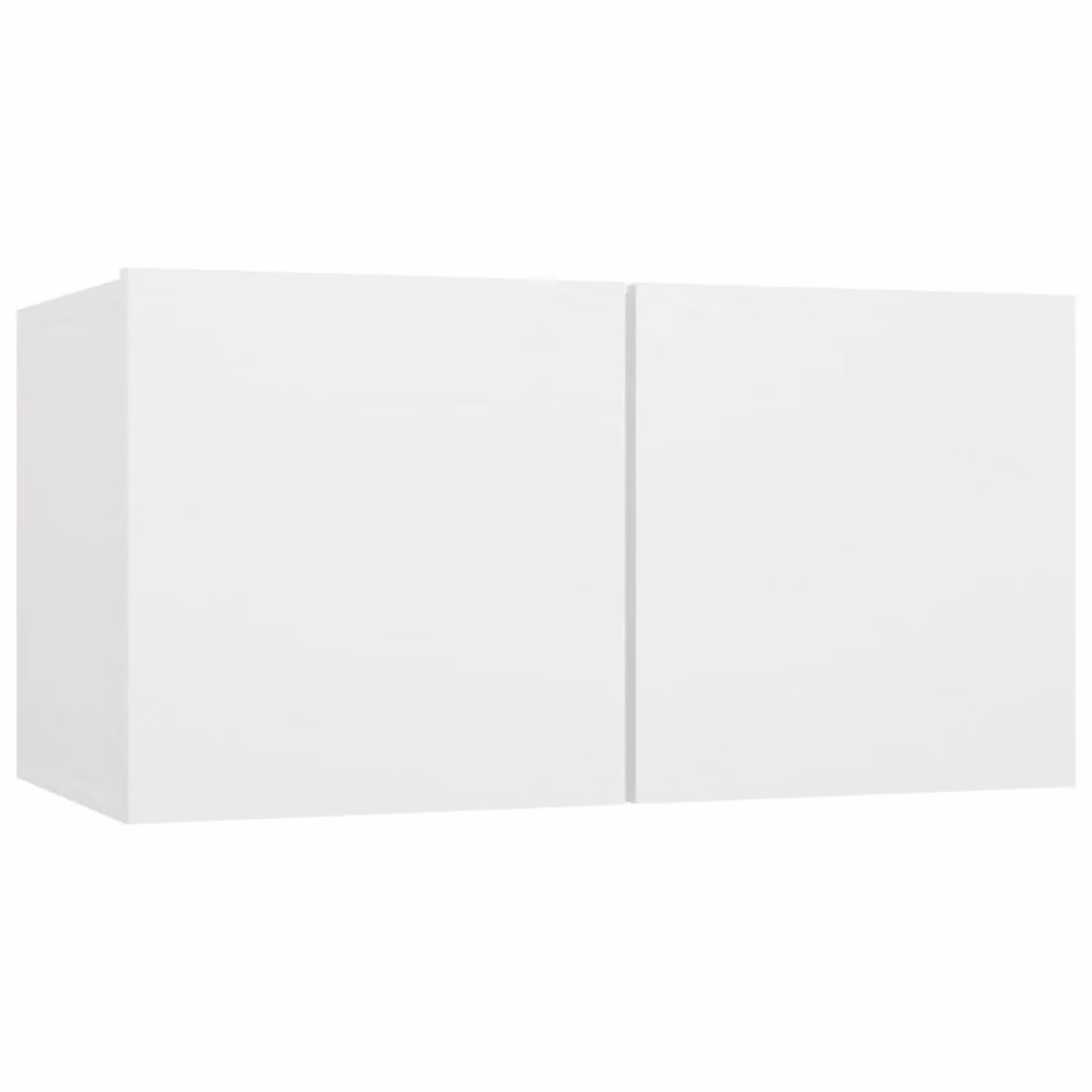 Berkfield Home Modern 6 Piece White Engineered Wood TV Cabinet Set – 2