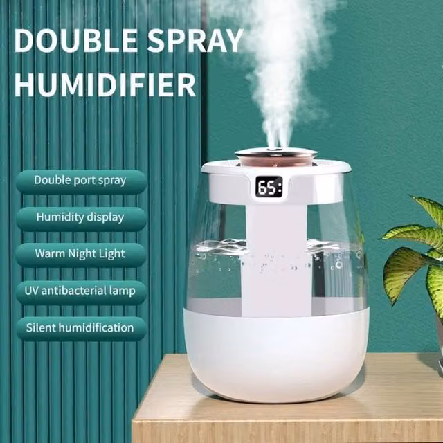 EONLION 1.3L Ultrasonic Mist Air Humidifier in White