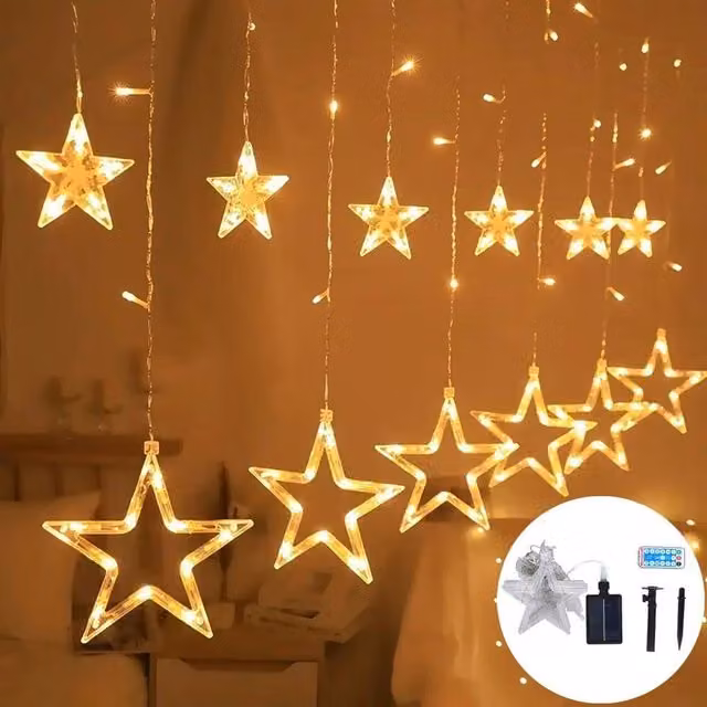 EONLION Solar LED String Light in White, Length: 100 cm – 1