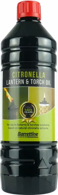 Barrettine Citronella Lamp Oil, Transparent
