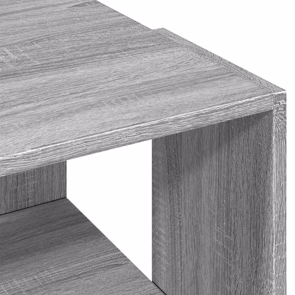Berkfield Home Grey Sonoma Coffee Table, W: 89.5 cm, D: 48 cm, H: 30 cm – 4