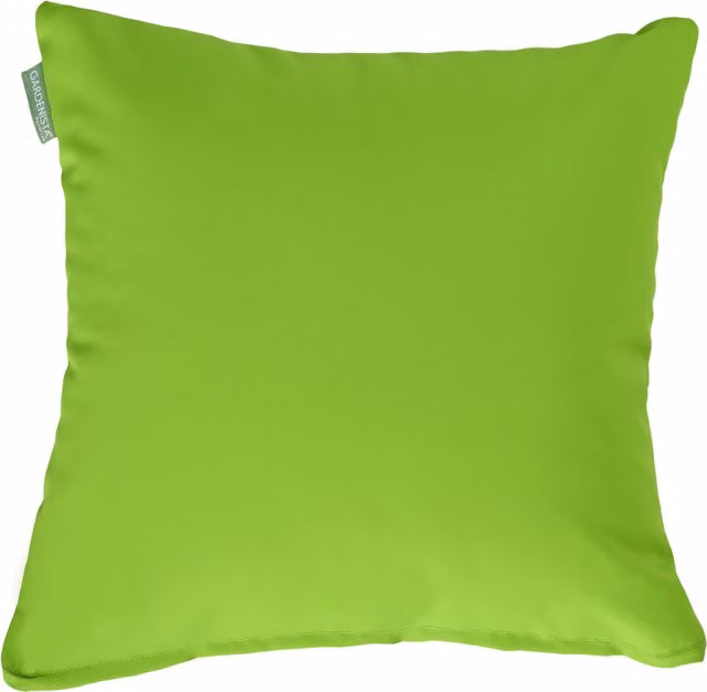 Gardenista Plain Green Square Outdoor Scatter Cushions with Hollow Fibre Filling