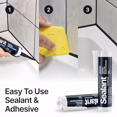 Hemway Hybrid Polymer Sealant and Adhesive in Jet Black, 300 ml – 3