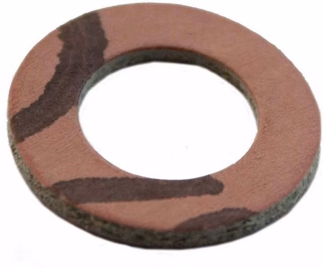 Oracstar Fibre Washer Flexible Tap Connector, 1/2 inch, Brown (Pack of 4)