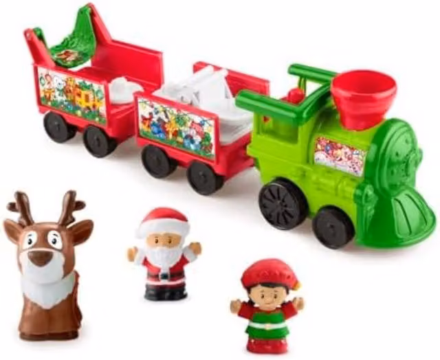 Fisher-Price Little People Musical Christmas Train Playset in Multicolour