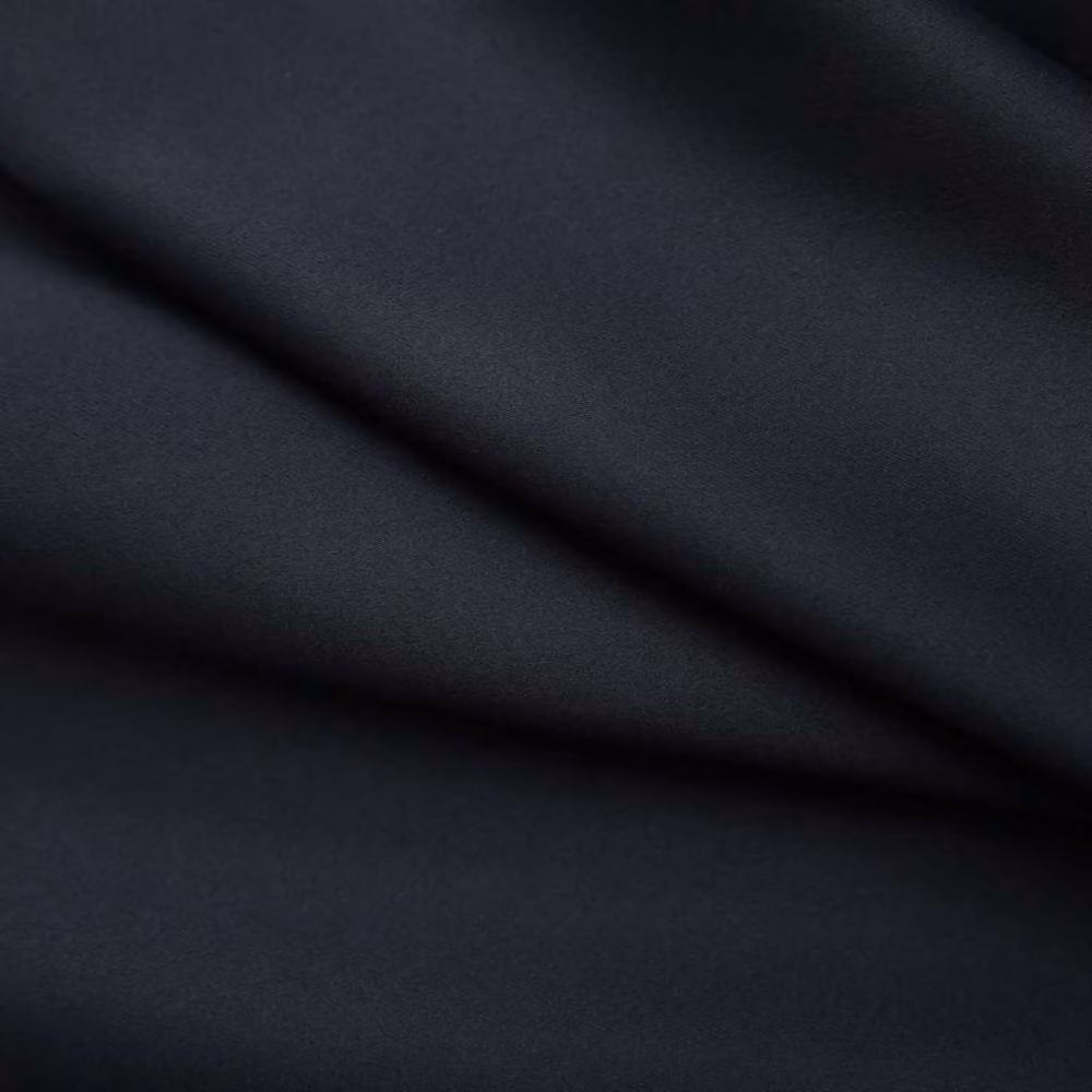 Berkfield Home Elegant Blackout Curtains with Hooks, 2 Pack, Black, W: 140 cm, H: 225 cm – 4