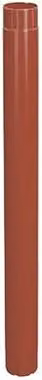 Lindab Galvanised Steel Intermediate Downpipe, Red, Diameter: 75 mm, Length: 1 m