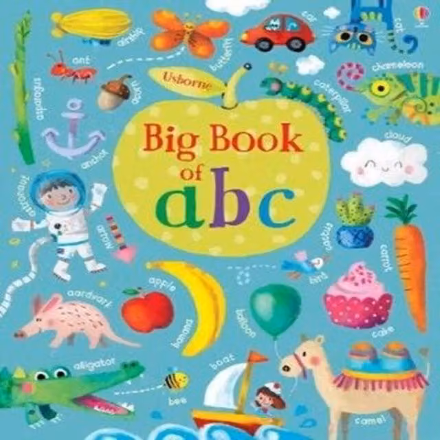Felicity Brooks Big Book of ABC Multicolour Board Book