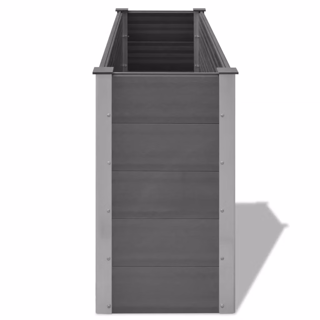 Berkfield Home Garden Grey WPC Raised Bed W/D/H: 150 x 50 x 91 cm – 3