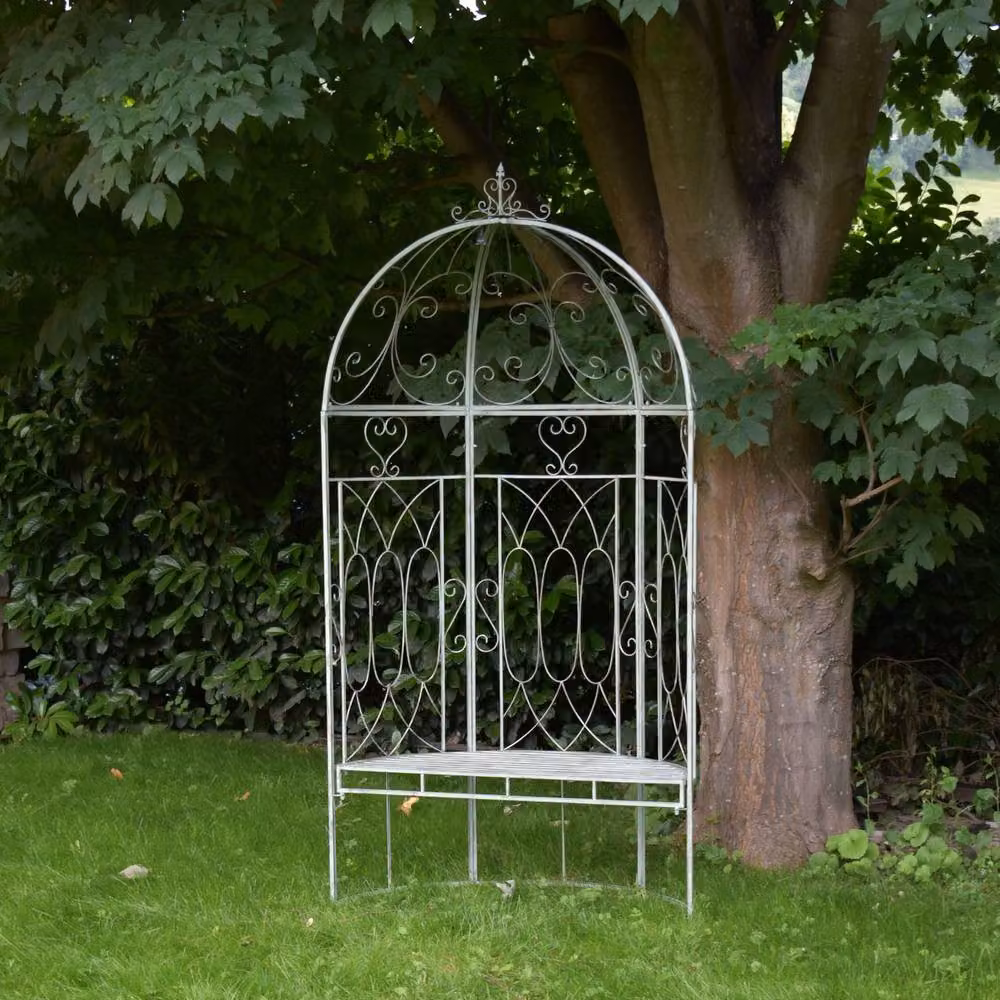 Ascalon Design Ltd Lattice Garden Arbour in Green, W120 x D60 x H230 cm – 2