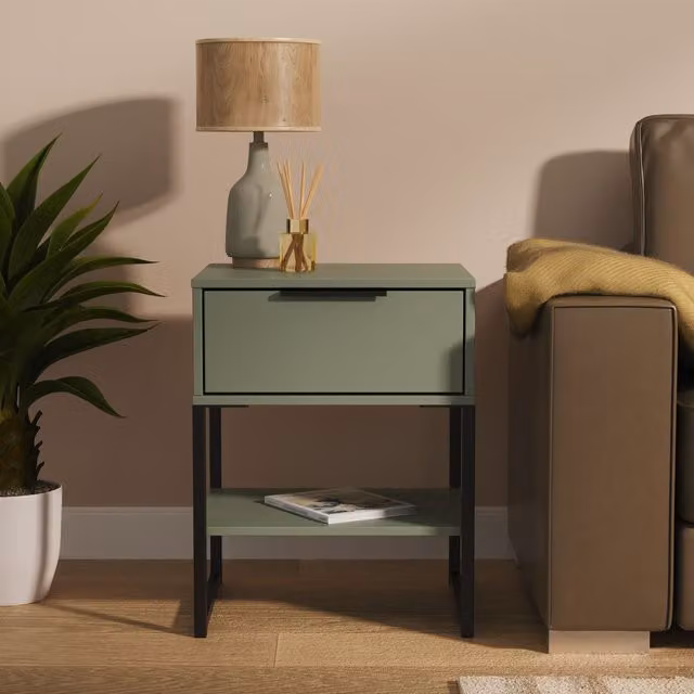 2 U Tamworth Ready Assembled Double Open Unit in Pale Green