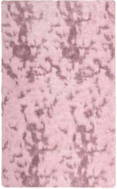 Berkfield Home NAVARRA Shaggy High Pile Rug in Dusty Pink, W: 80 cm, L: 150 cm