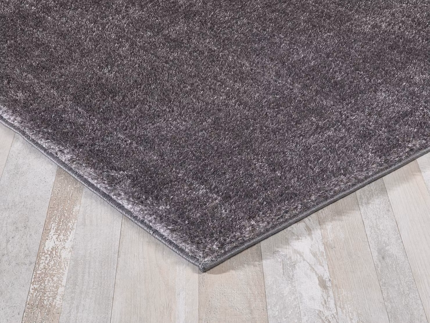 Smart Living Shimmer Shaggy Area Rug in Silver, W/D: 120 x 170 cm – 2