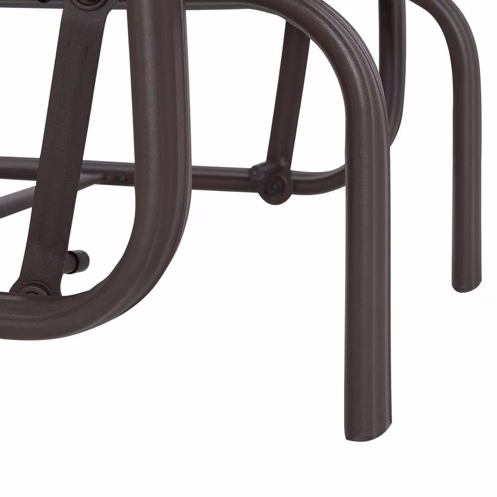 Wyld and Coco Brown Outdoor Rocking Chair with Matt Metal Frame – 4