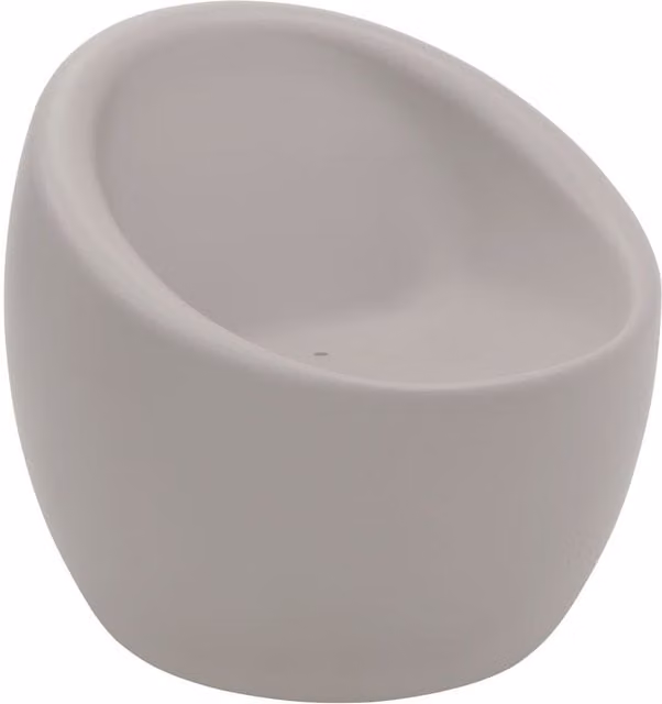 Tramontina Oca Lounge Chair in Grey Plastic