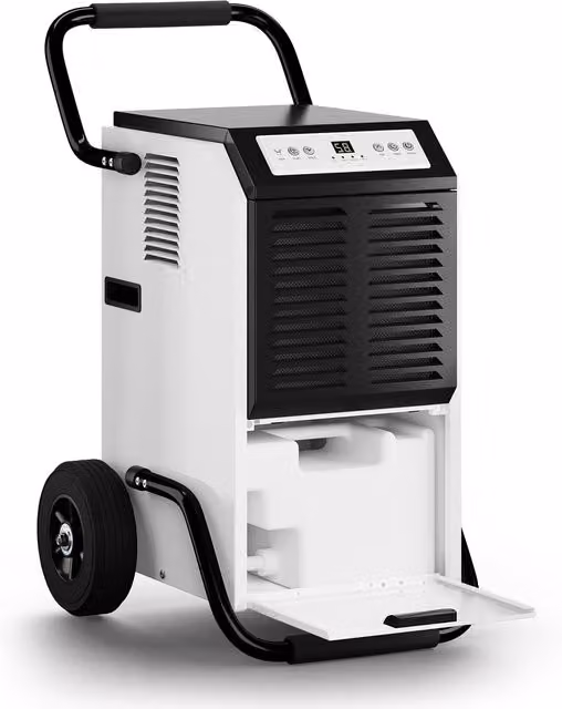 Pro Breeze 50L Industrial Dehumidifier in White – 1