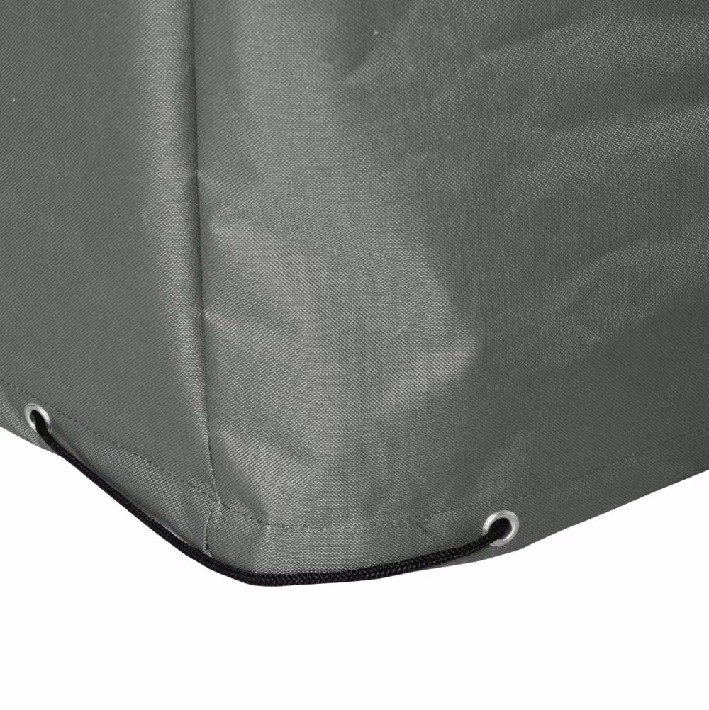 STILVORA Grey Water-Repellent Polyester Garden Furniture Cover with Elastic Band, W: 275 cm, D: 205 cm – 6