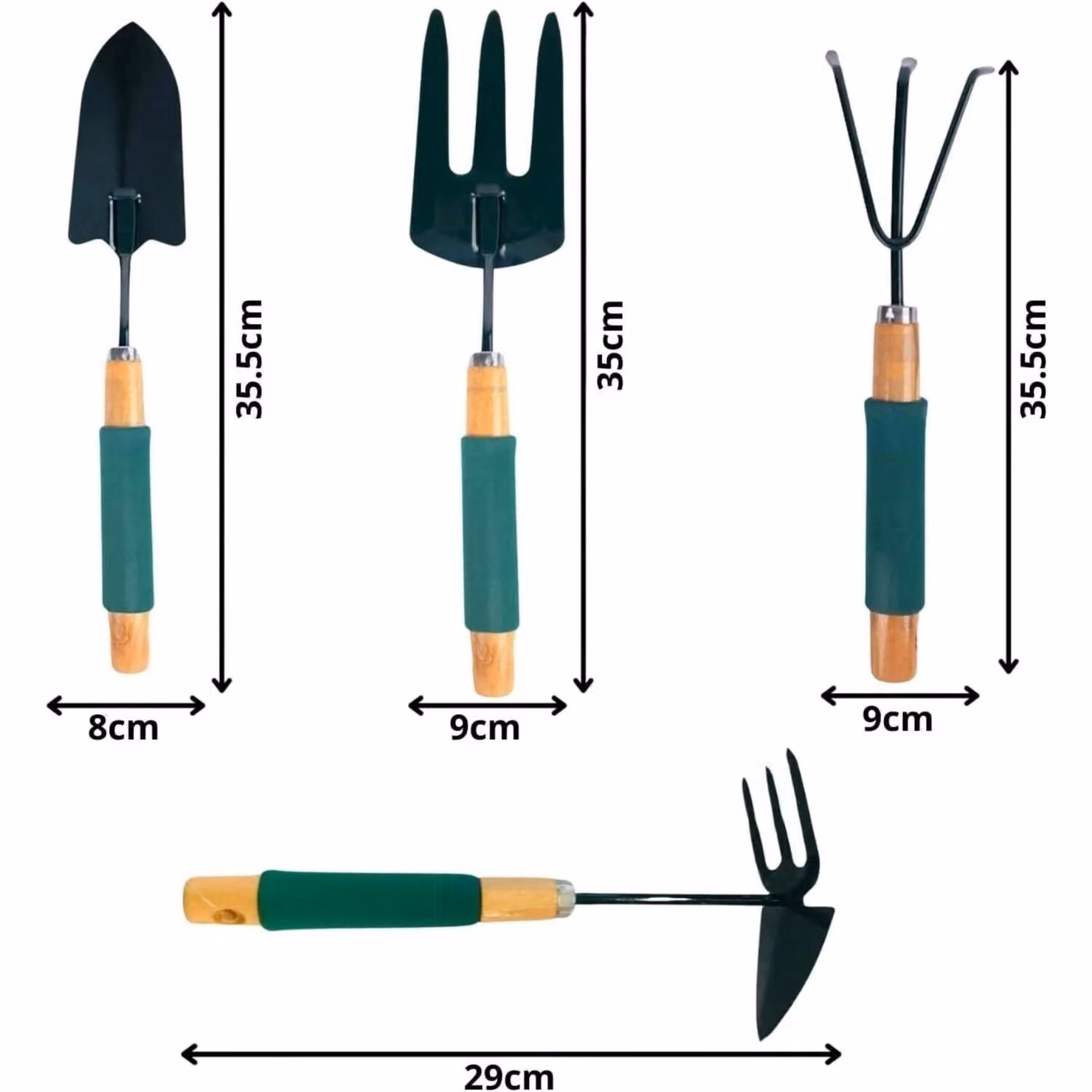 Marco Paul Gardening Hand Tool Set in Green – 2
