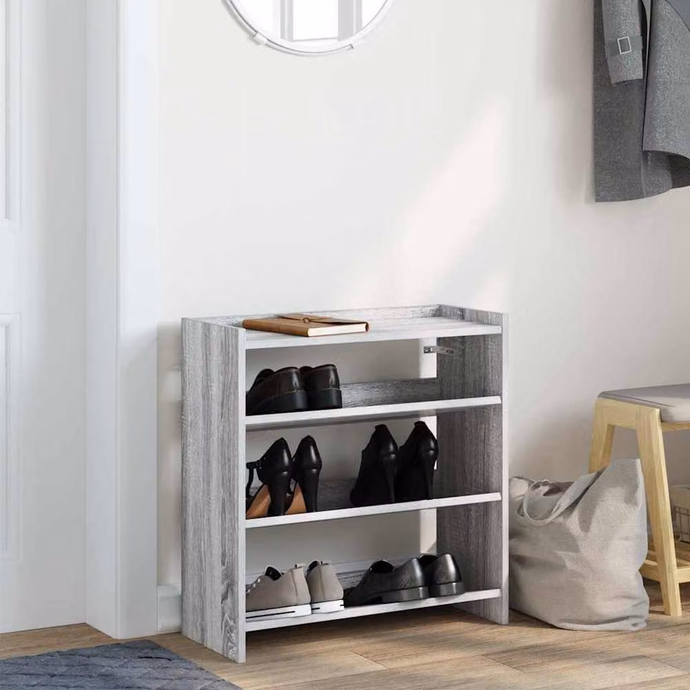 Berkfield Home Grey Sonoma Shoe Rack, W/D/H: 60 x 25 x 62 cm – 3